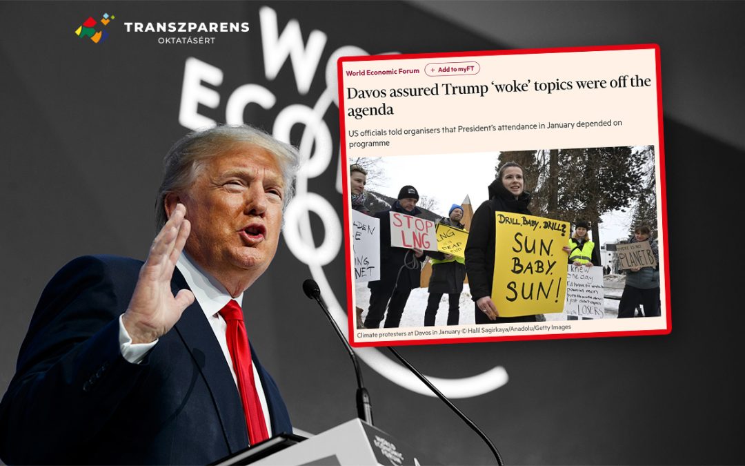 Trump feltételekkel tér vissza Davosba – a „woke” témák kiszorítása újabb tanulság az oktatás világának